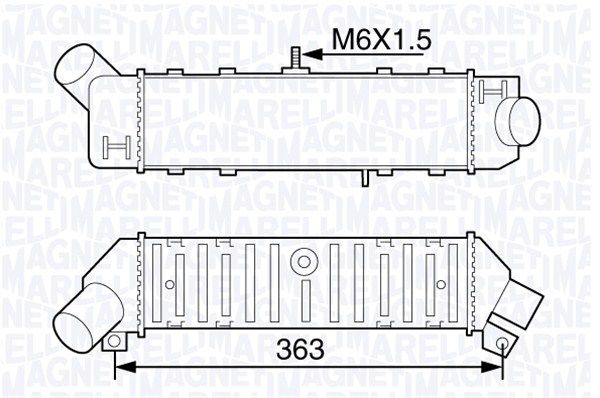 MAGNETI MARELLI Starpdzesētājs 351319203600